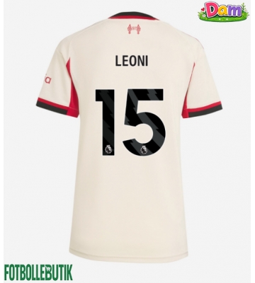 Liverpool Giovanni Leoni #15 Bortatröja Kvinnor 2025-26 Kortärmad